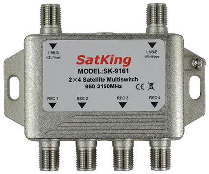 SatKing 2x4 Satellite TV Multi Switch